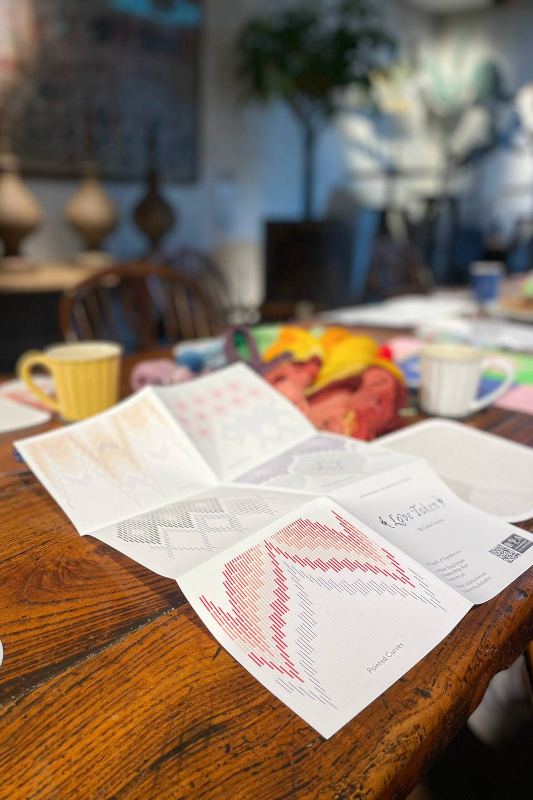 Bargello Bonzana!, Bargello workshop held at Robert Young Antiques, London UK, 2021