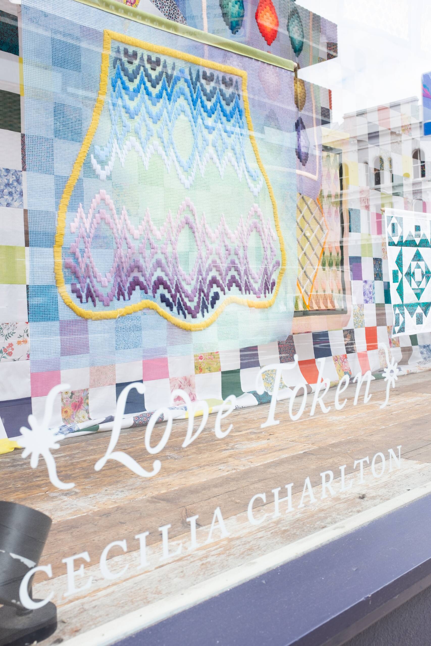 Love Token, Window installation at Robert Young Antiques, London, 2021