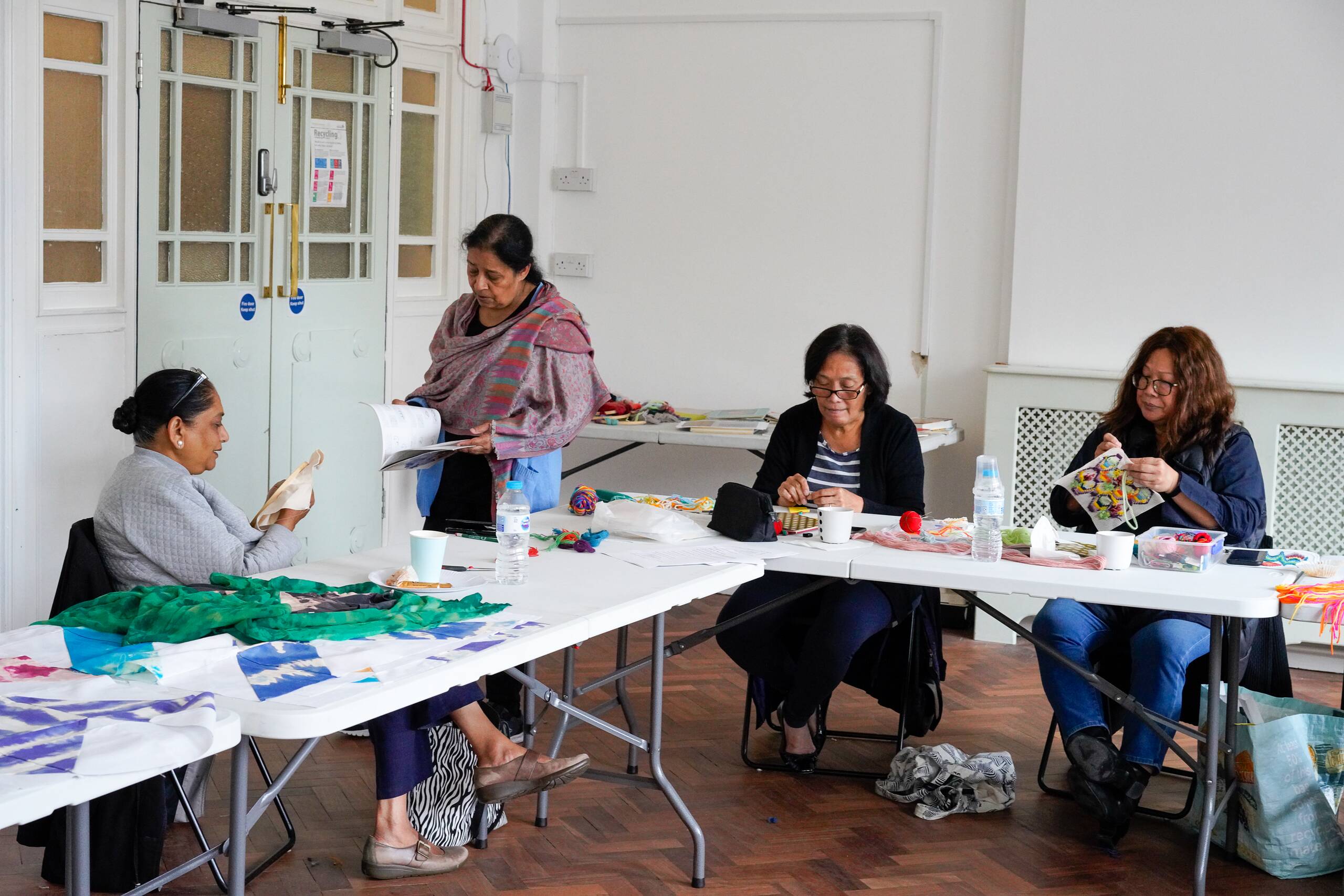 Mammoth Loop: A stitch in time, Series of 15 textile workshops with Redbridge Borough seniors, held at SPACE studios in collaboration with Age UK, London UK, 2021