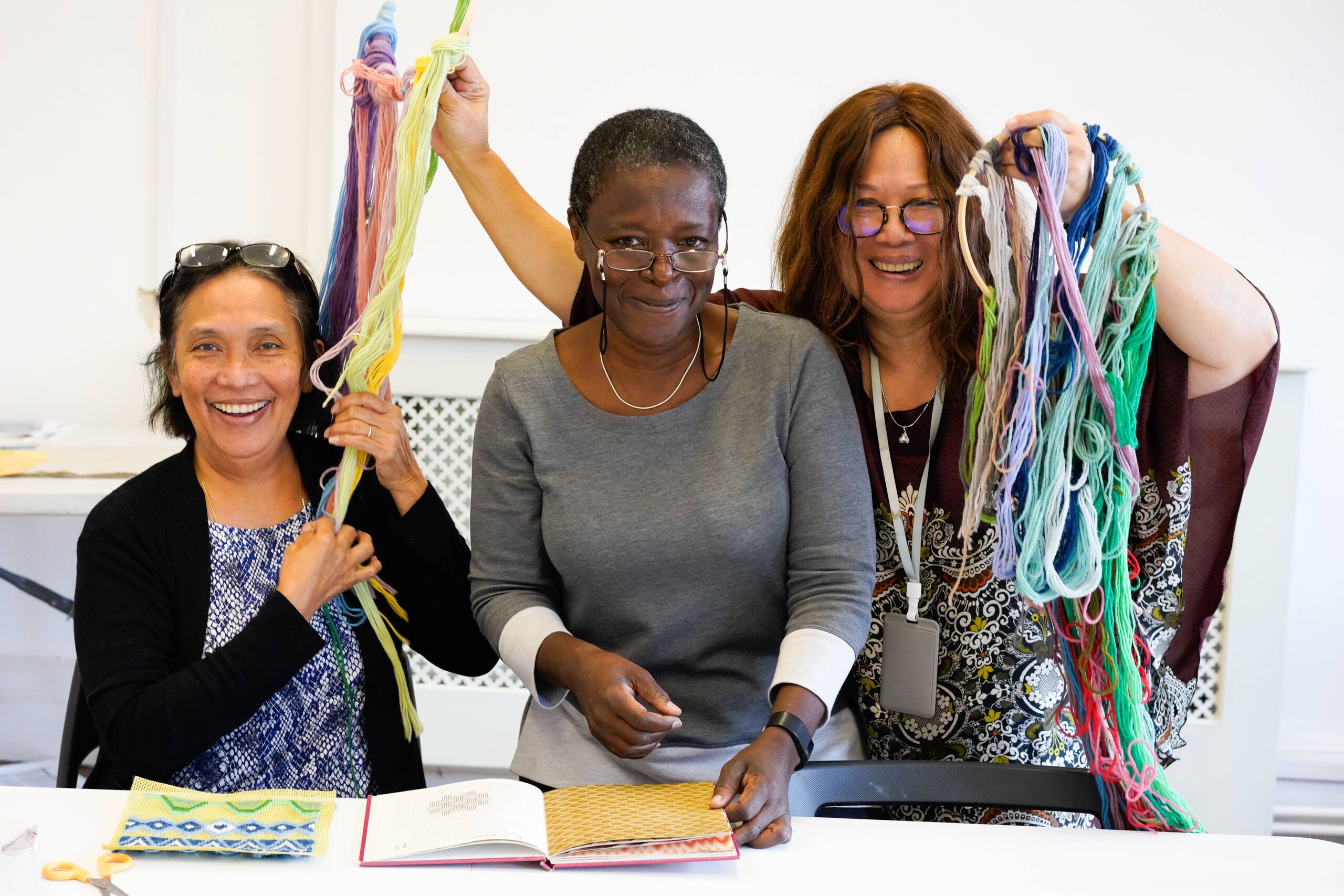 Mammoth Loop: A stitch in time, Series of 15 textile workshops with Redbridge Borough seniors, held at SPACE studios in collaboration with Age UK, London UK, 2021