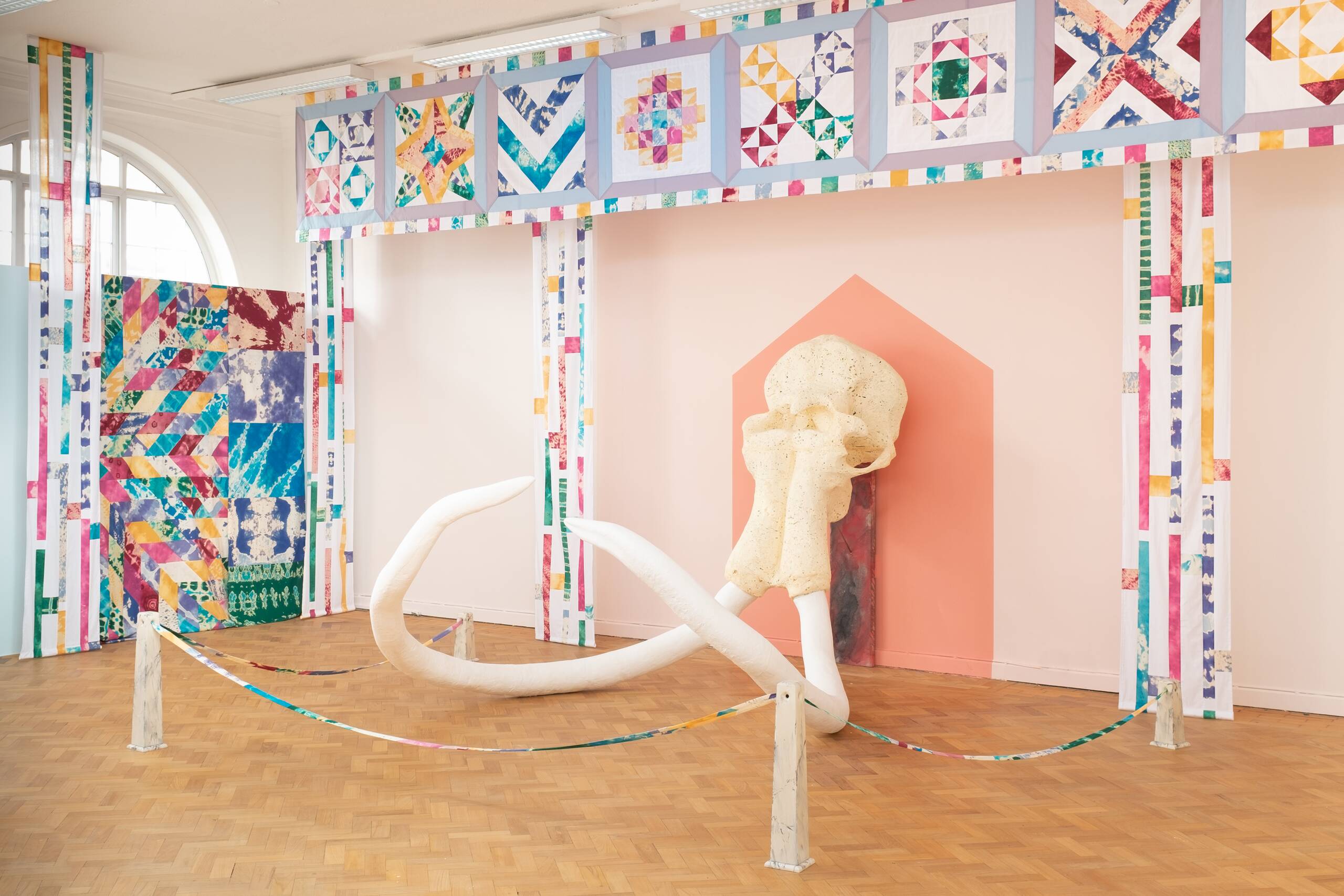 Mammoth Loop, Installation at SPACE Ilford (collaboration with local residents), 2021
