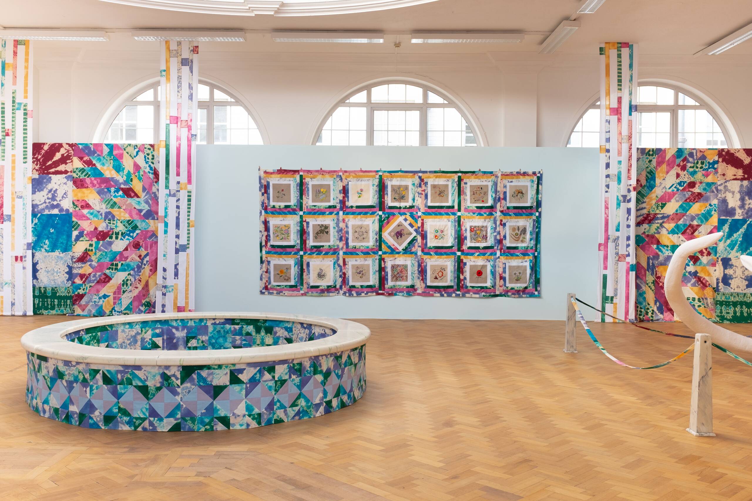 Mammoth Loop, Installation at SPACE Ilford (collaboration with local residents), 2021