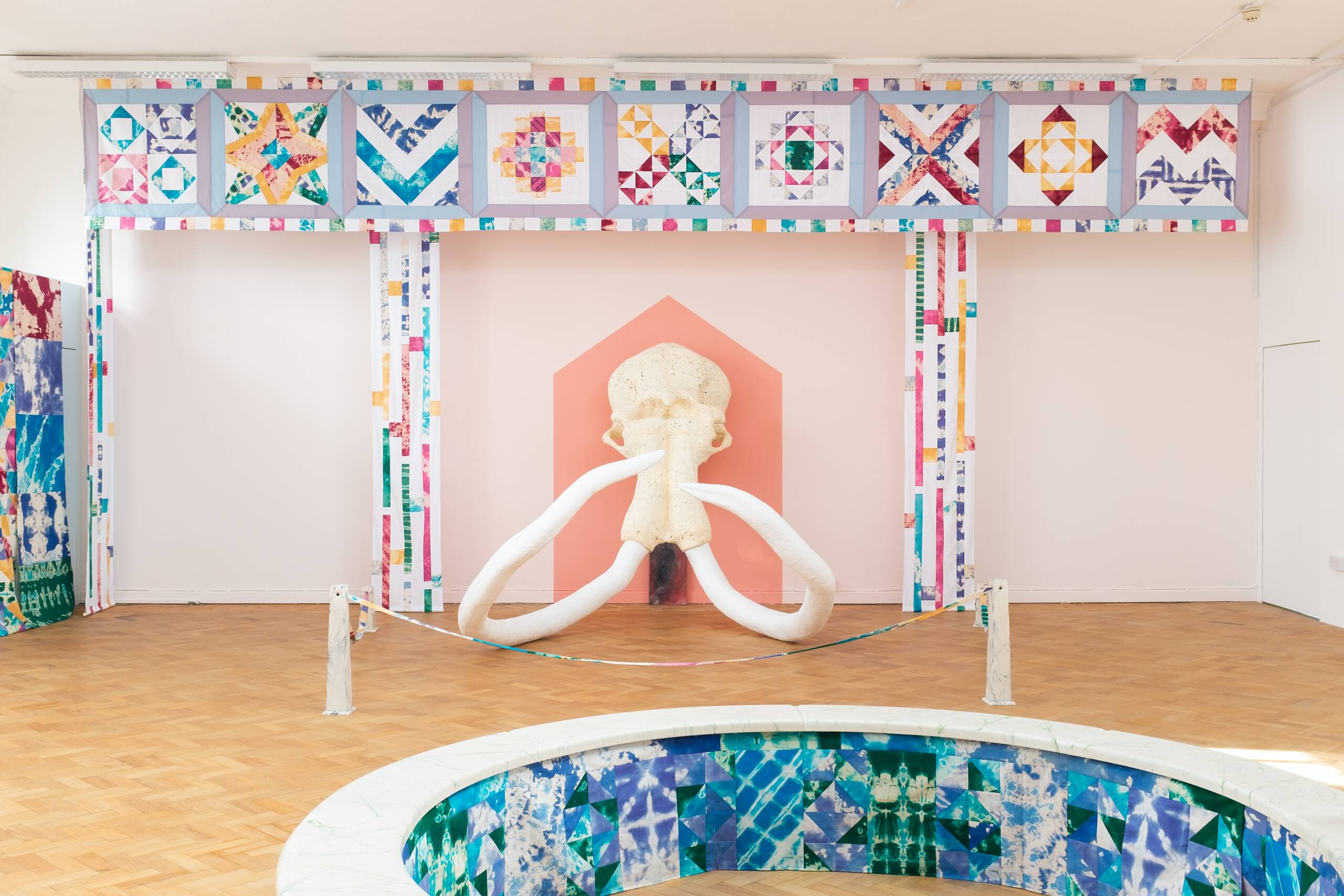 Mammoth Loop, Installation at SPACE Ilford (collaboration with local residents), 2021
